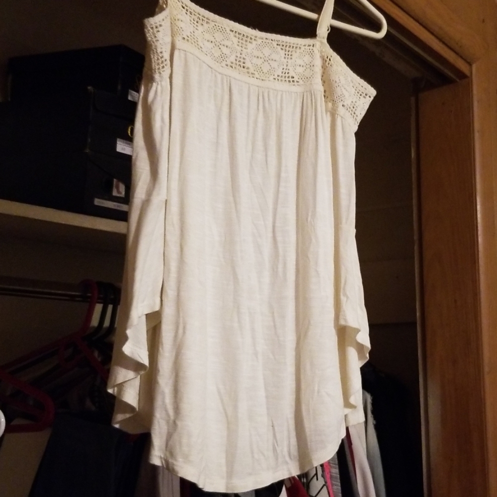 Cream blouse